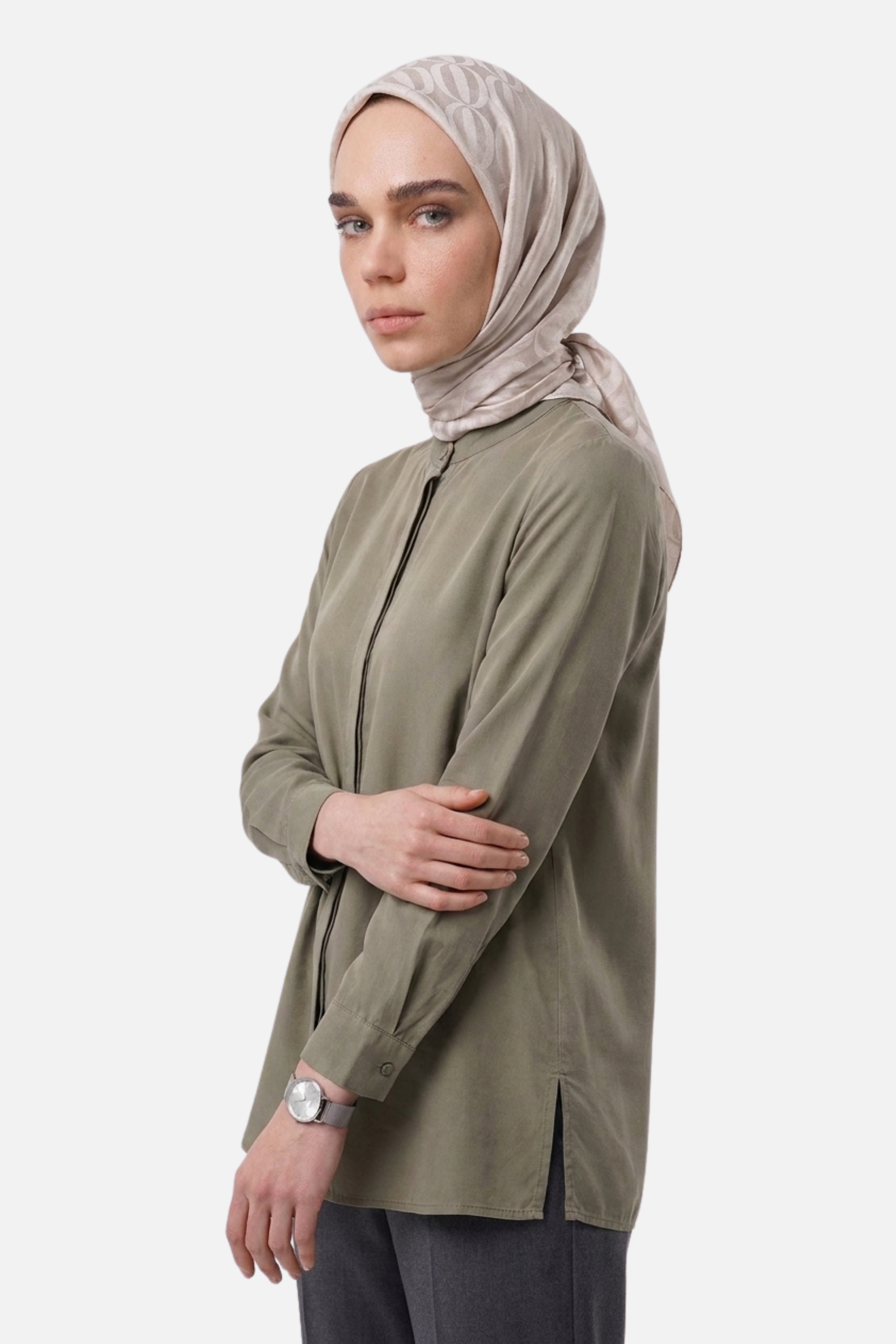 Dune Pattern Ayrobin Jacquard Scarf