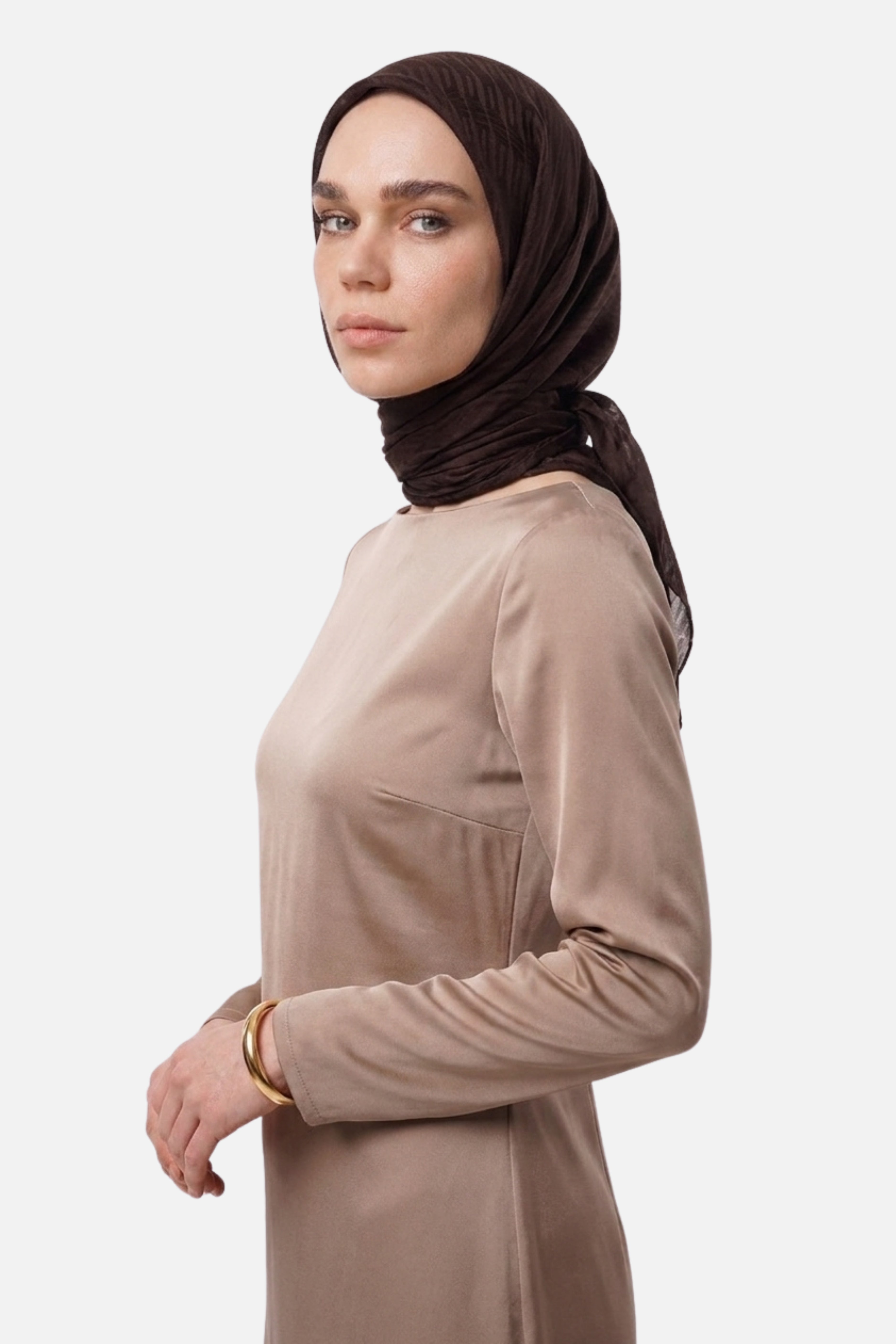 Grove Pattern Ayrobin Jacquard Scarf