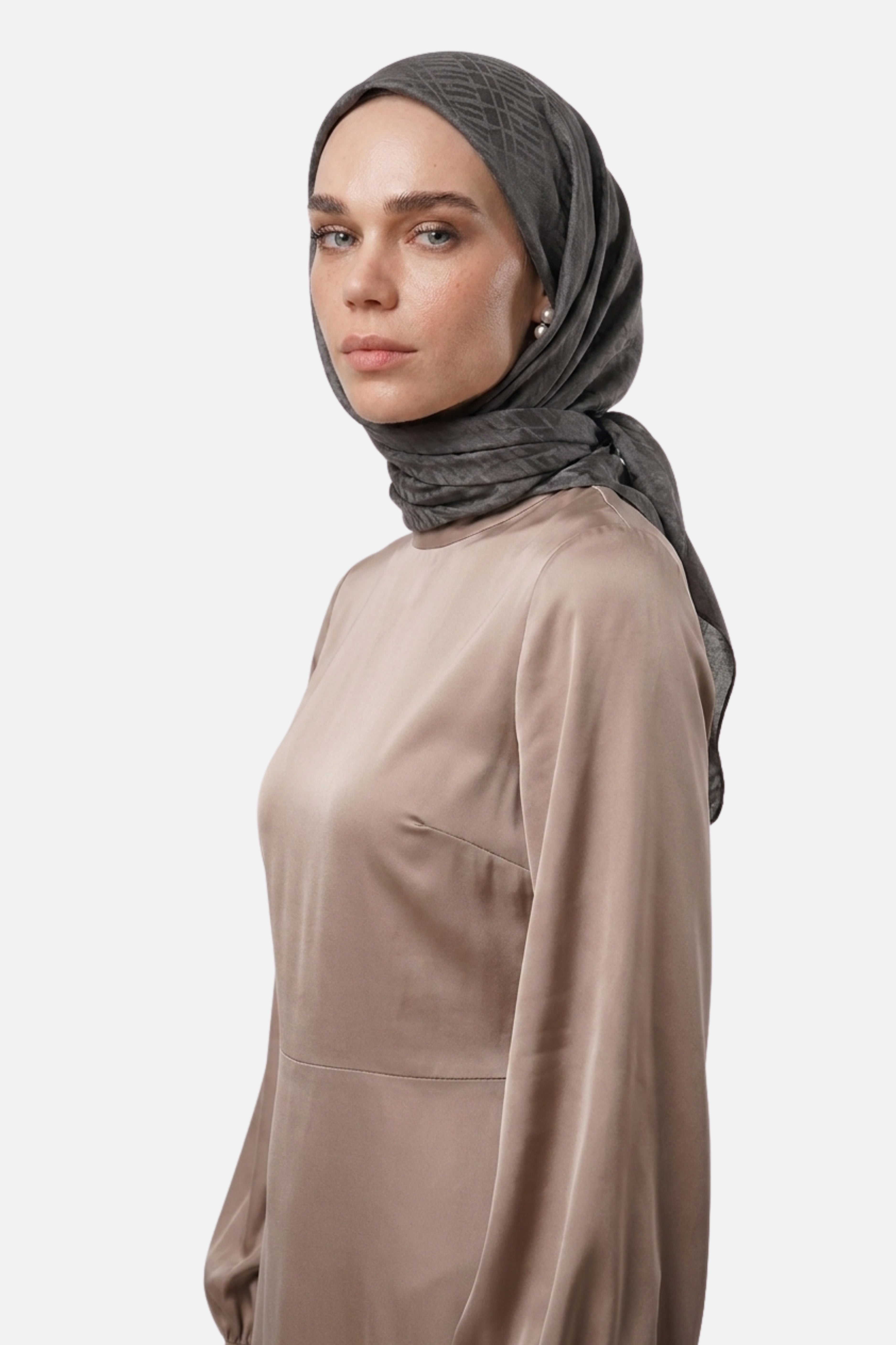 Grove Pattern Ayrobin Jacquard Scarf