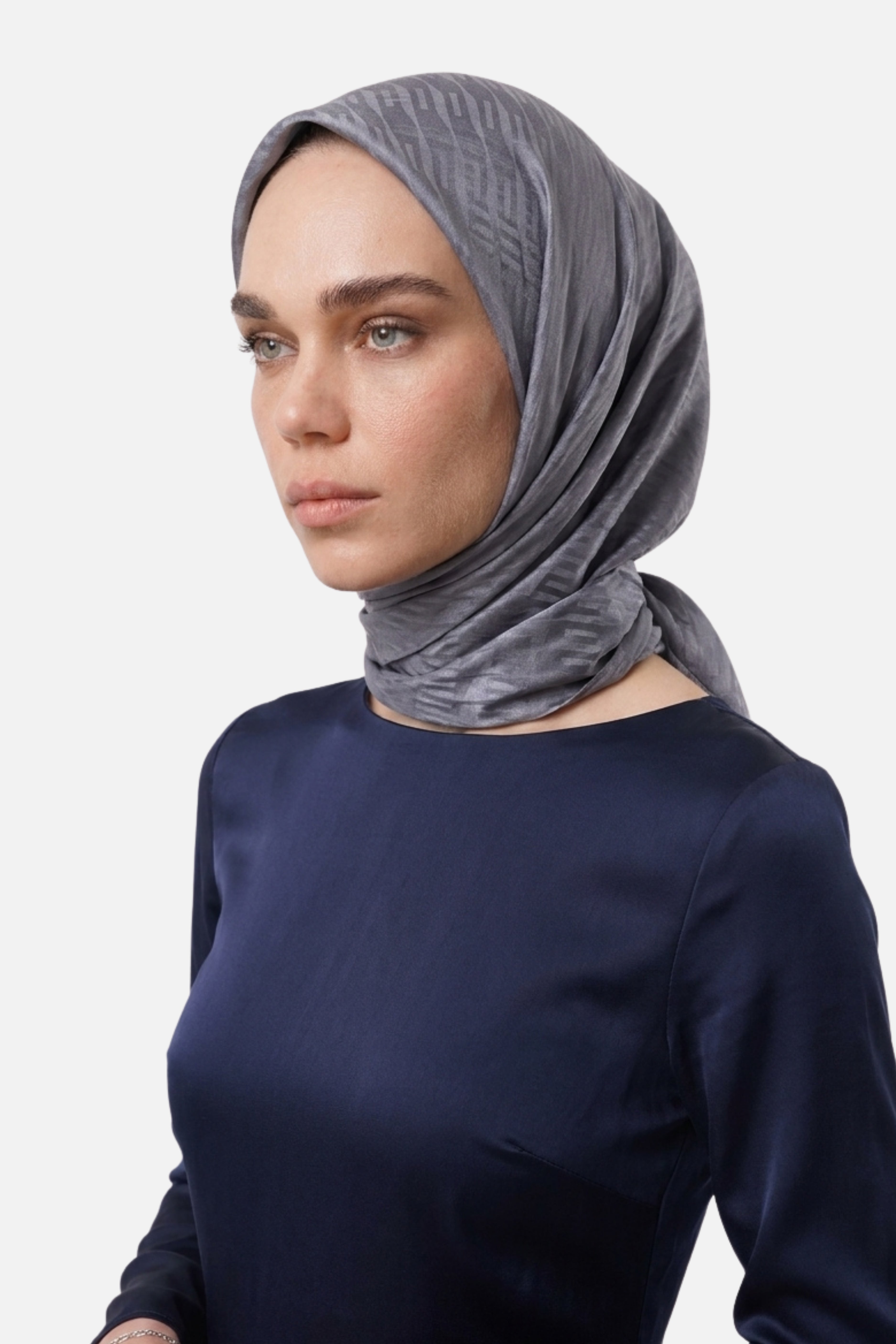 Grove Pattern Ayrobin Jacquard Scarf
