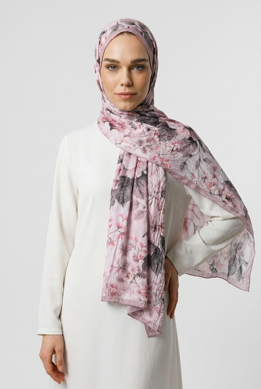 Luvia Neo Crash Shawl - Pink