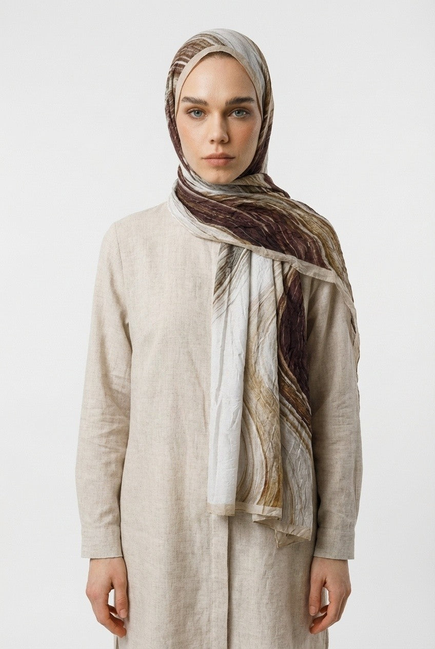 Surf Design Neo Crash Shawl - Beige