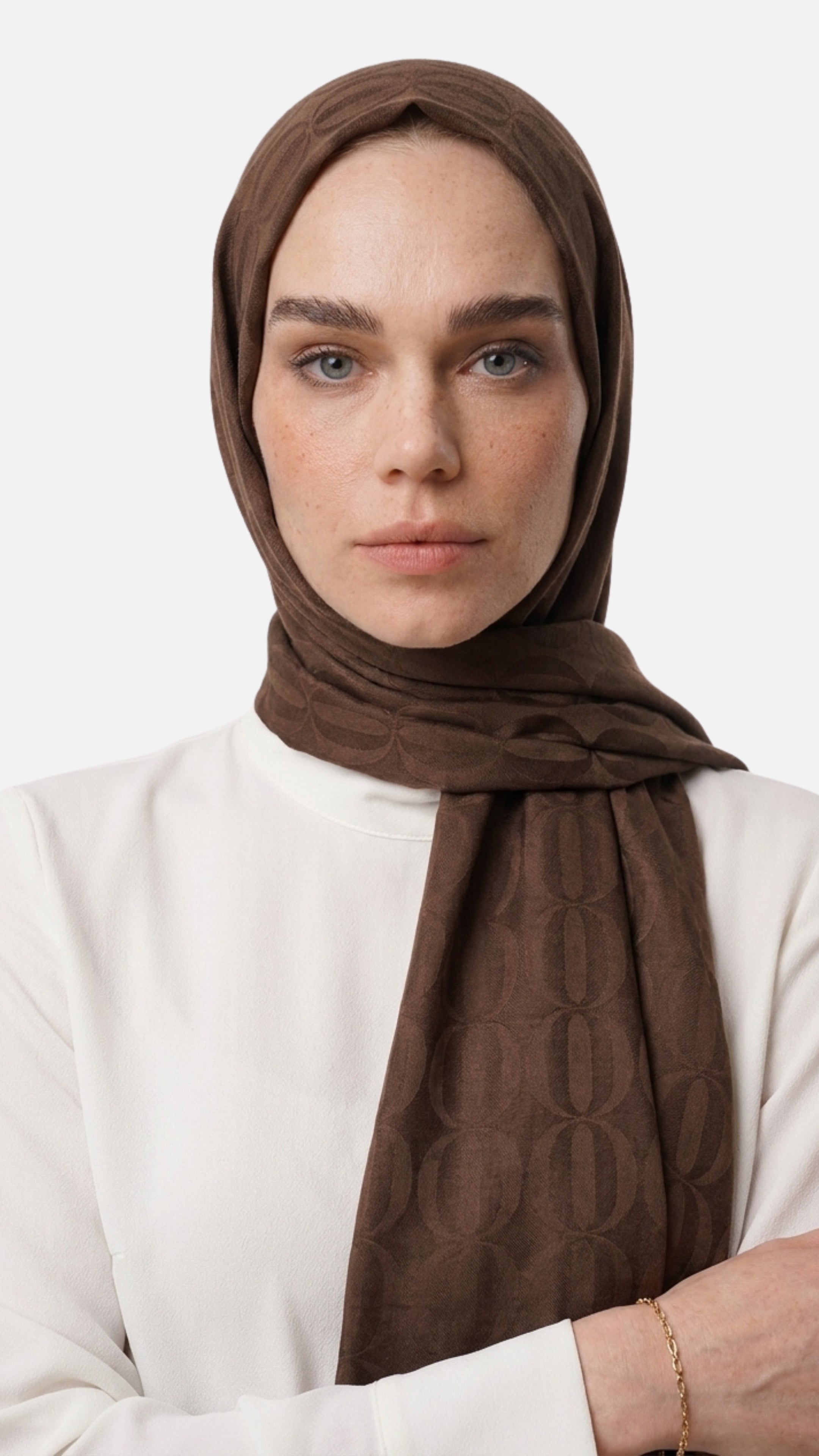 Dune Pattern Ayrobin Jacquard Shawl