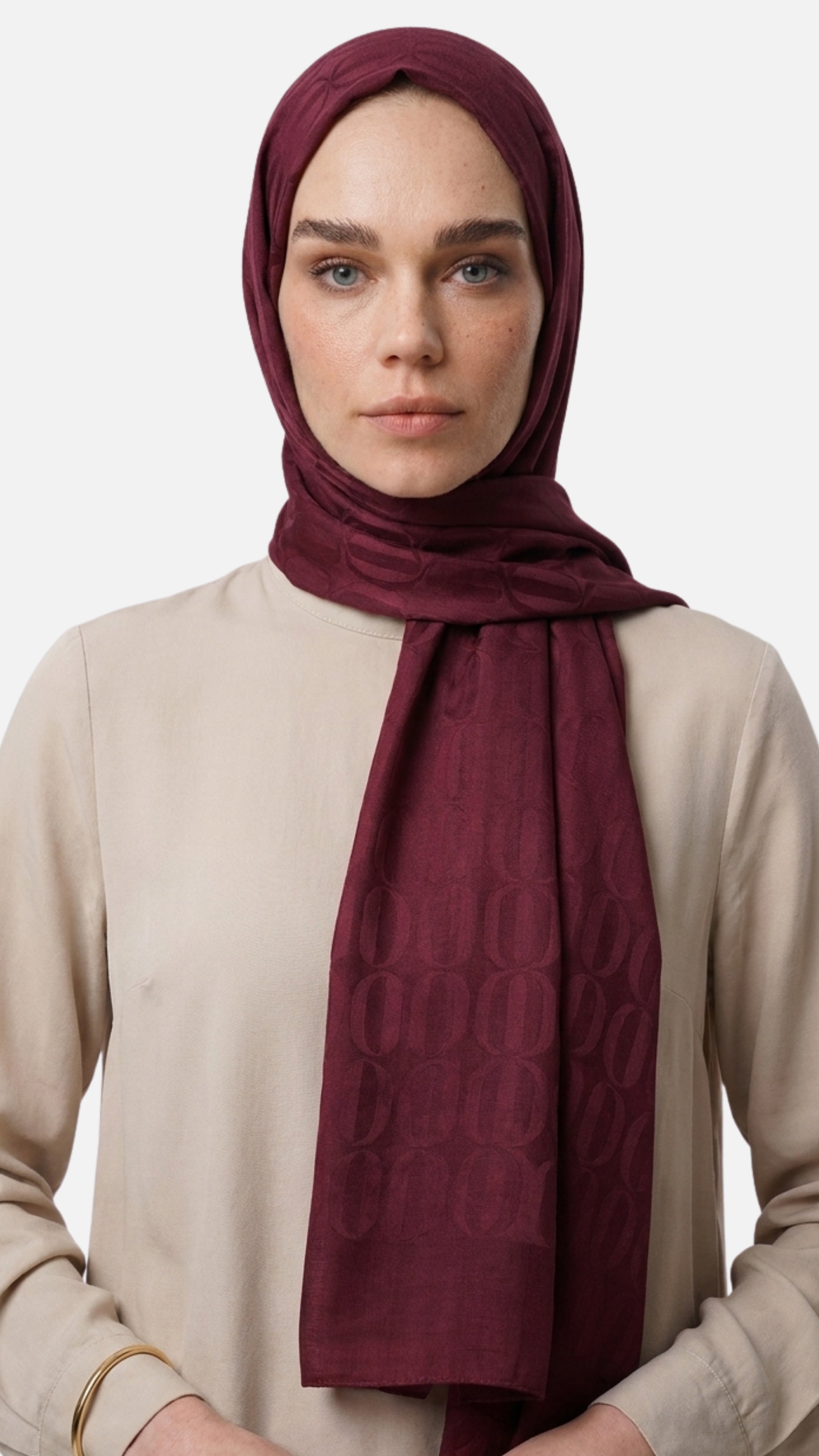 Dune Pattern Ayrobin Jacquard Shawl