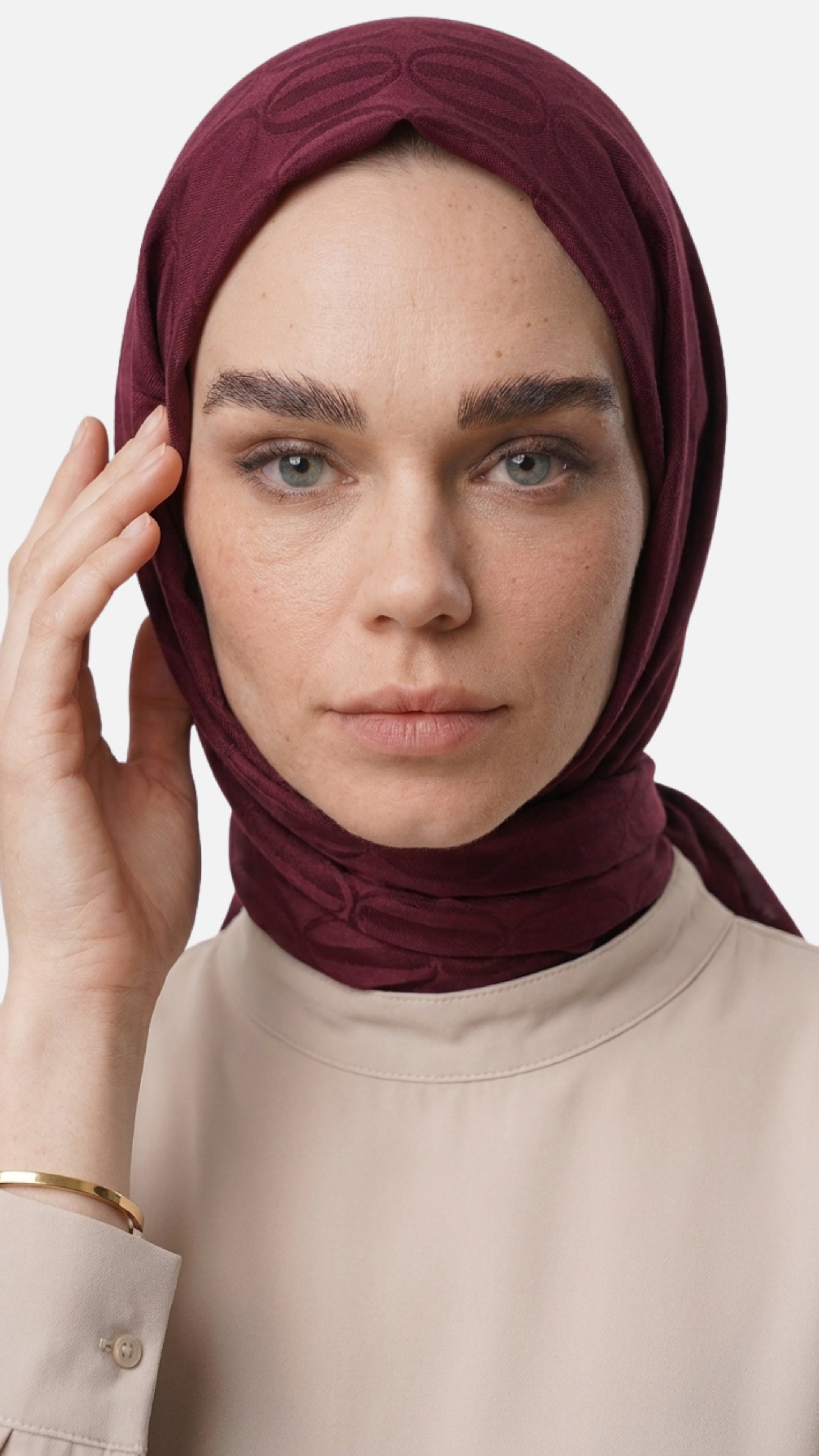 Dune Pattern Ayrobin Jacquard Shawl