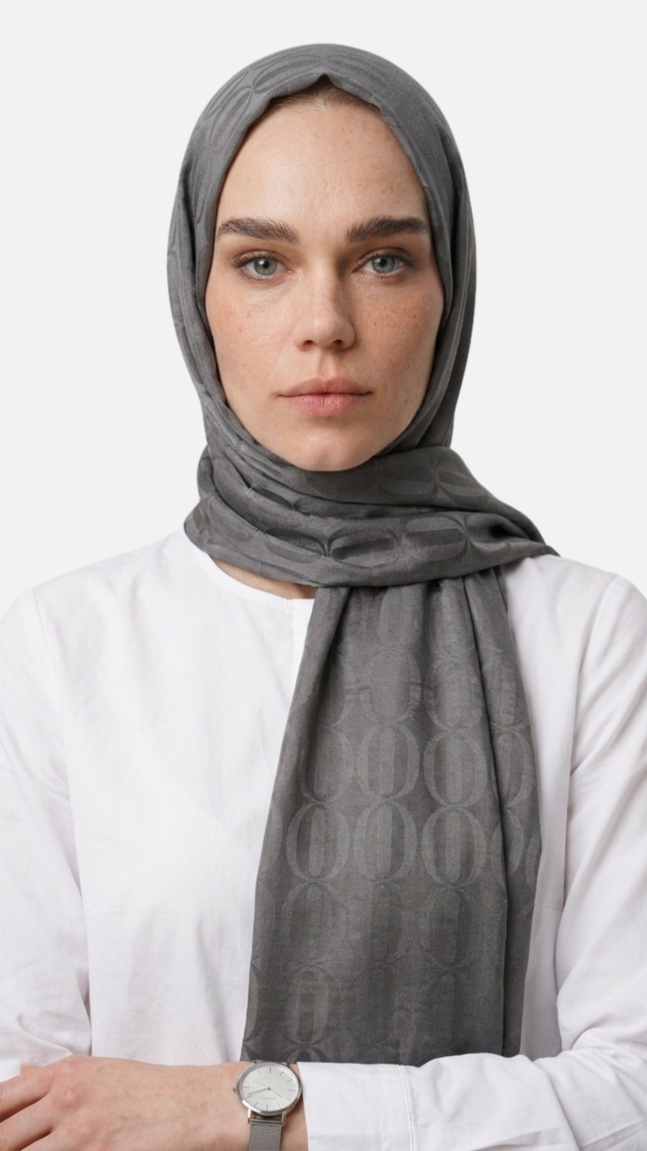 Dune Pattern Ayrobin Jacquard Shawl