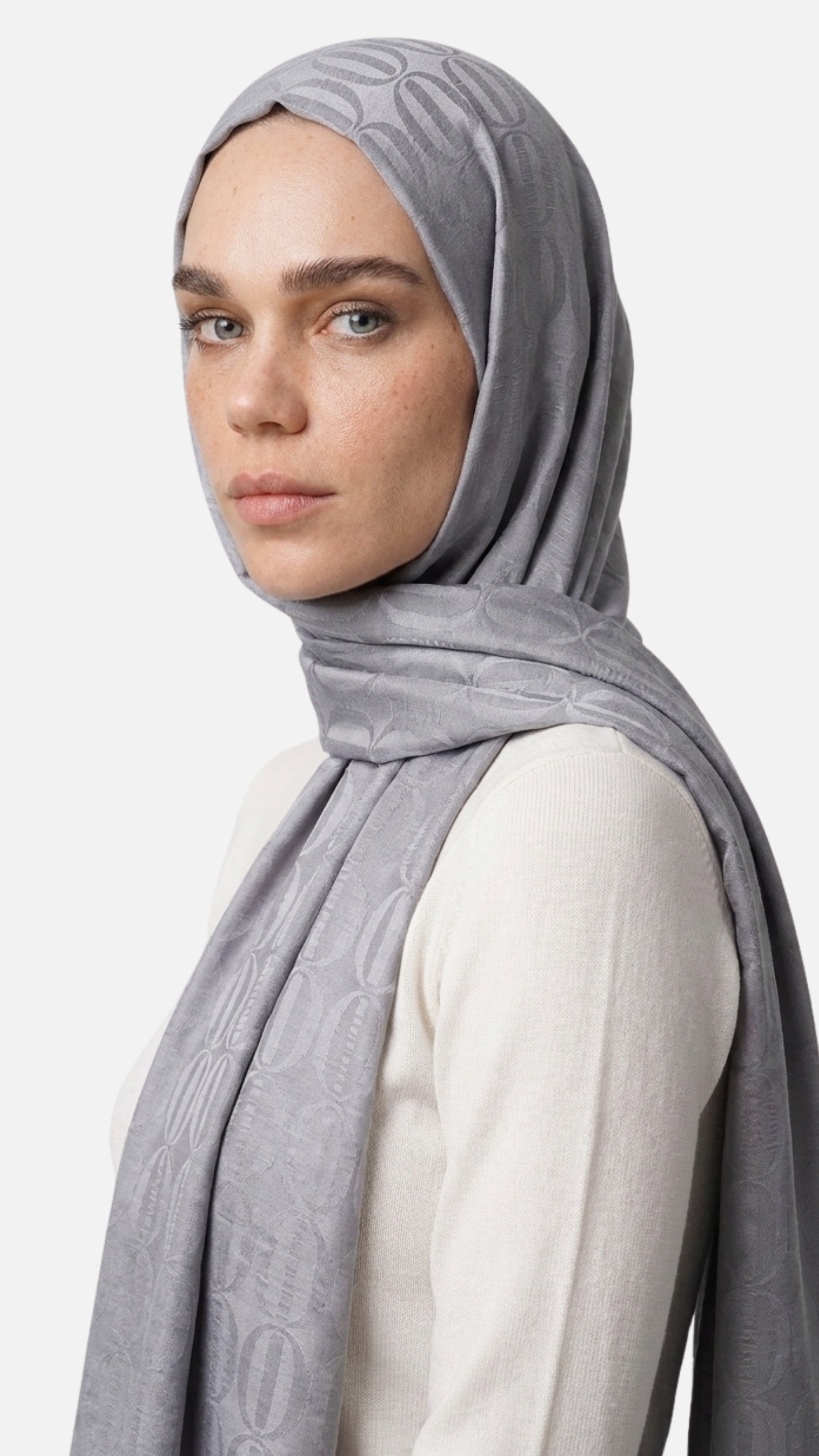 Dune Pattern Ayrobin Jacquard Shawl