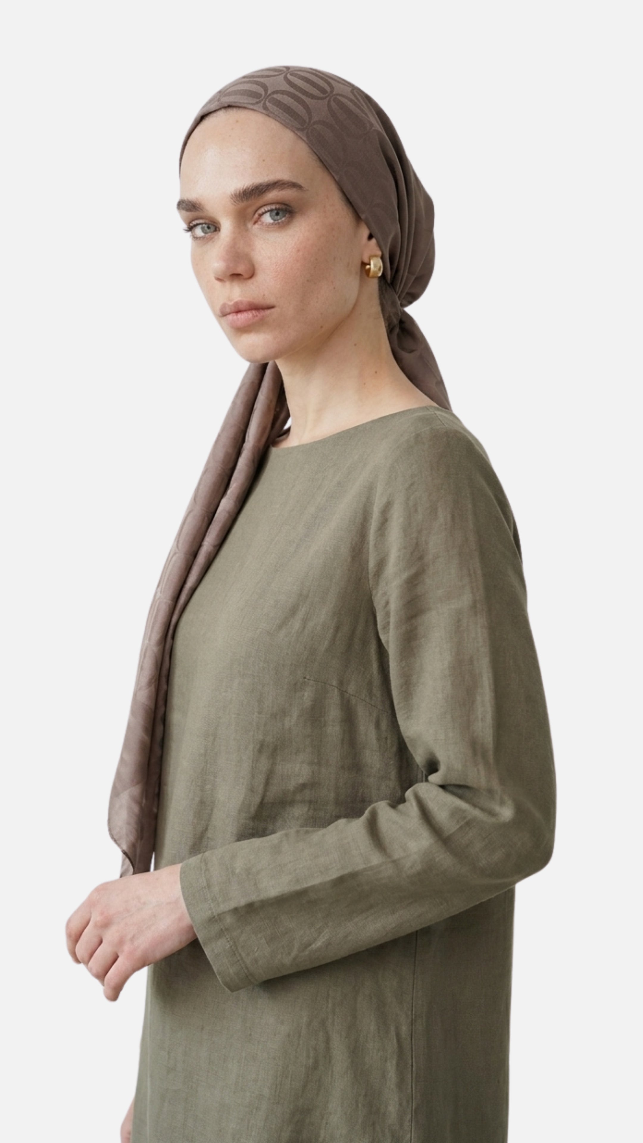 Dune Pattern Ayrobin Jacquard Shawl