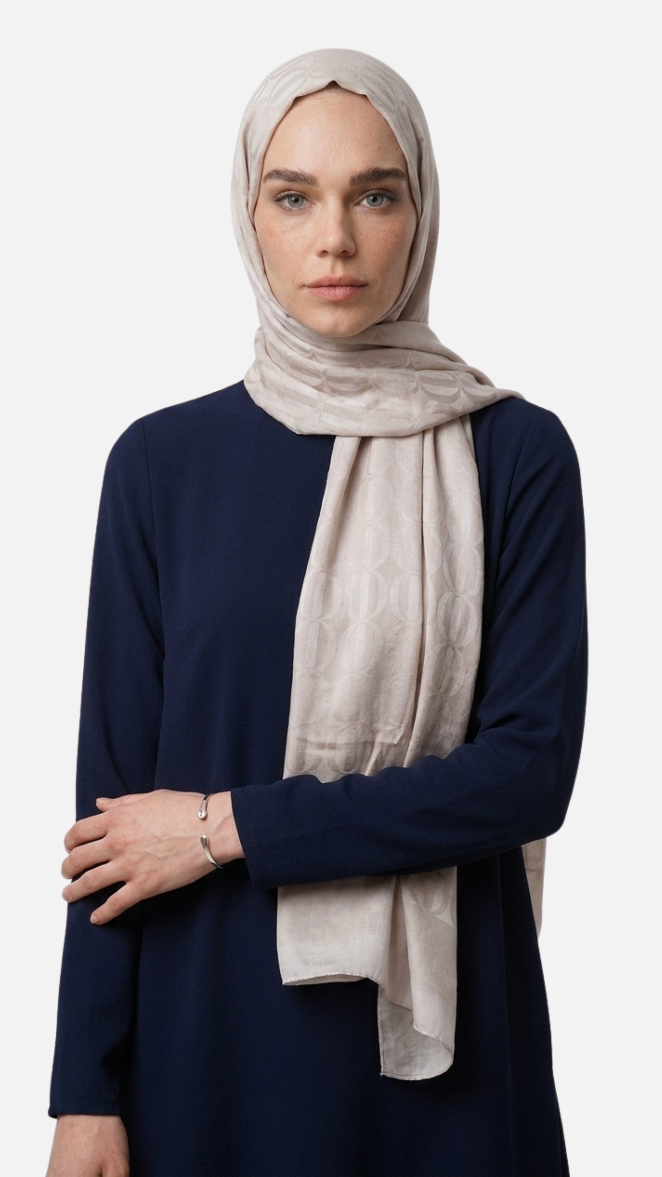 Dune Pattern Ayrobin Jacquard Shawl