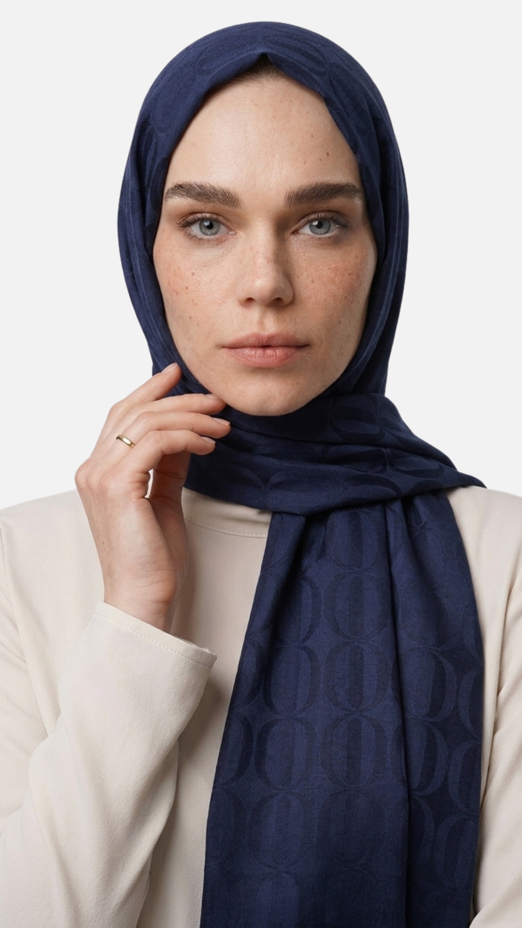 Dune Pattern Ayrobin Jacquard Shawl