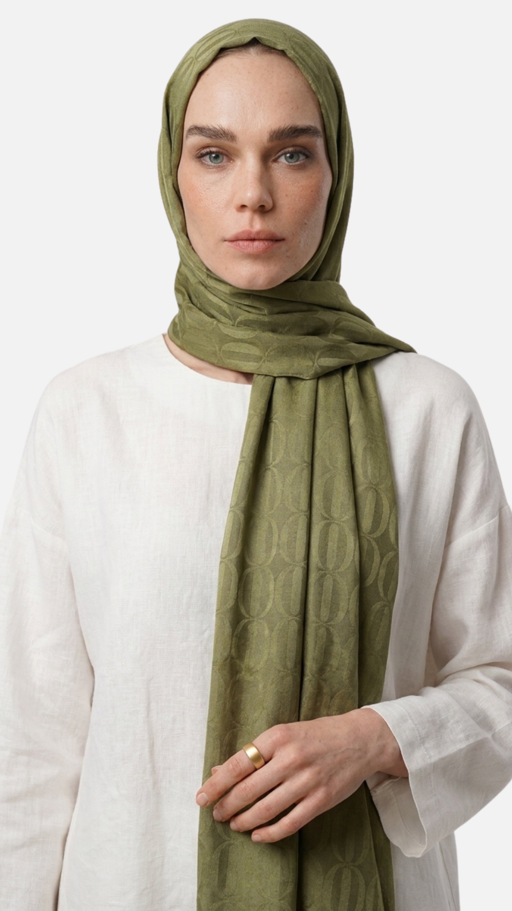 Dune Pattern Ayrobin Jacquard Shawl