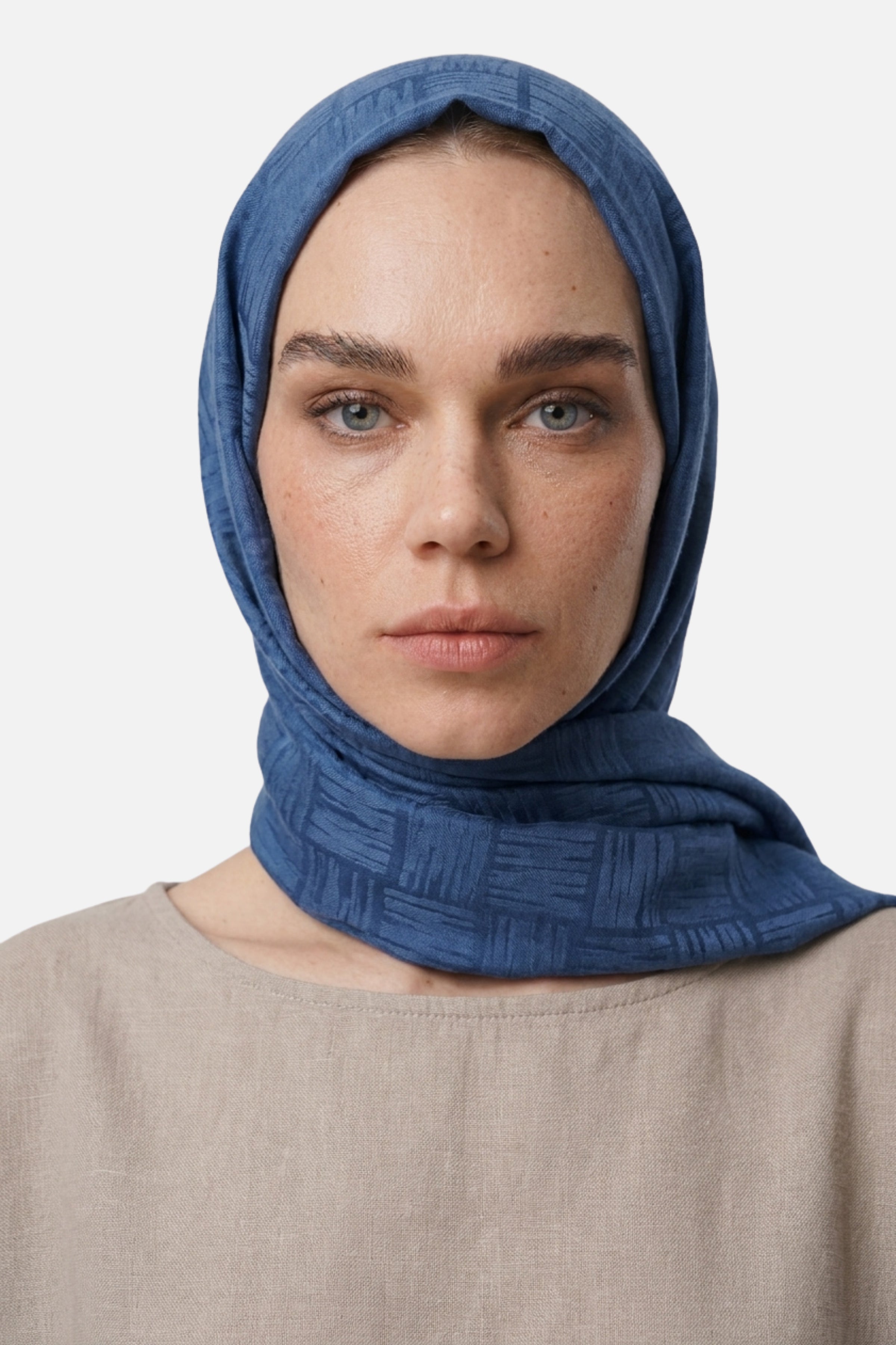 Noria Patterned Aerobin Jacquard Shawl