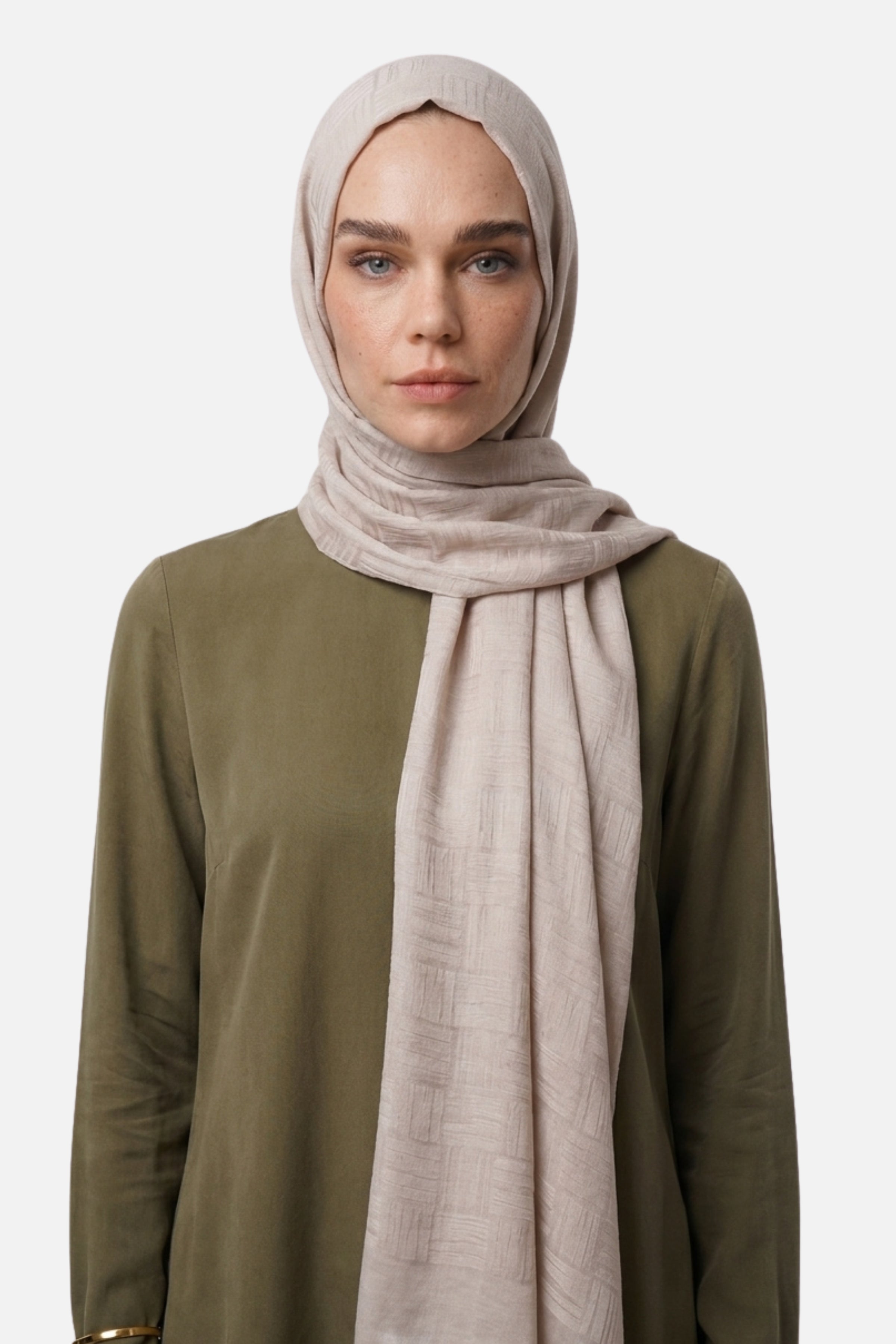 Noria Patterned Aerobin Jacquard Shawl