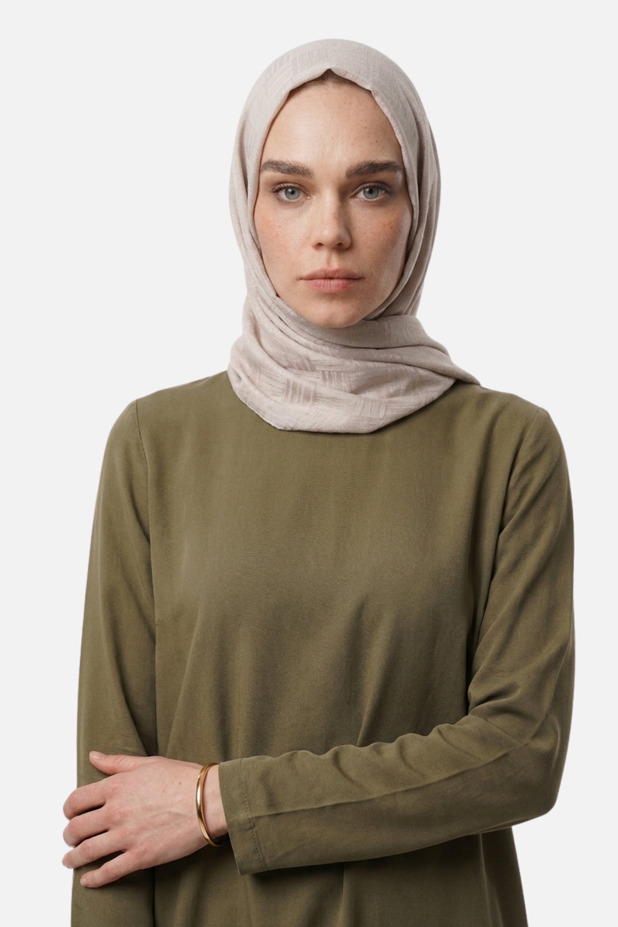 Noria Patterned Aerobin Jacquard Shawl