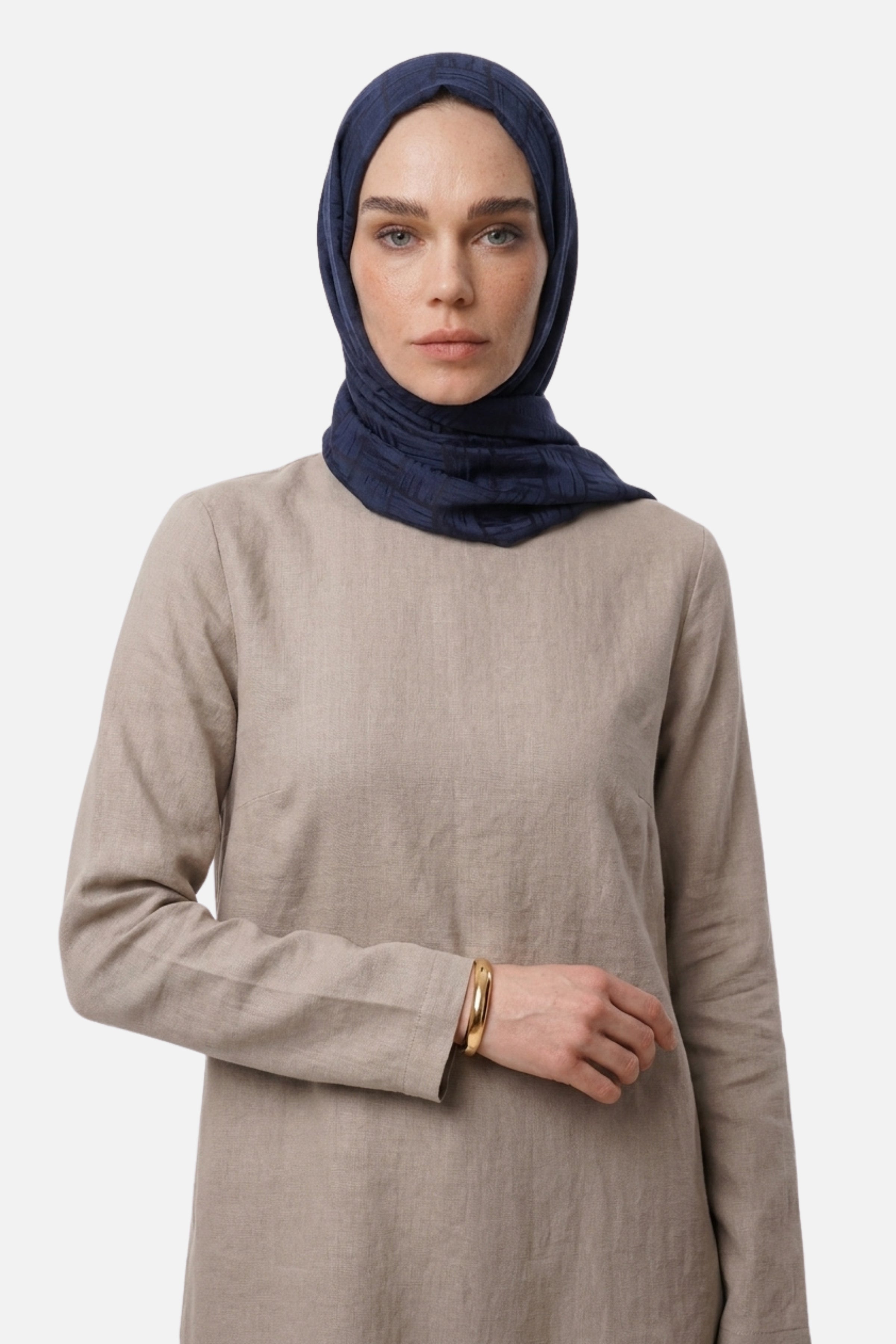 Noria Patterned Aerobin Jacquard Shawl
