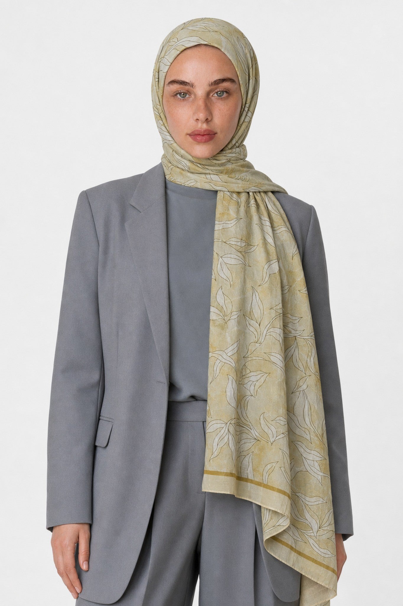 Frond Desen Neo Crash Şal