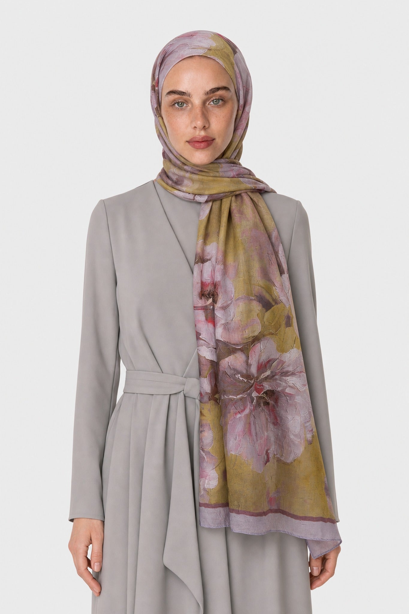 Fiore Pattern Neo Crash Shawl