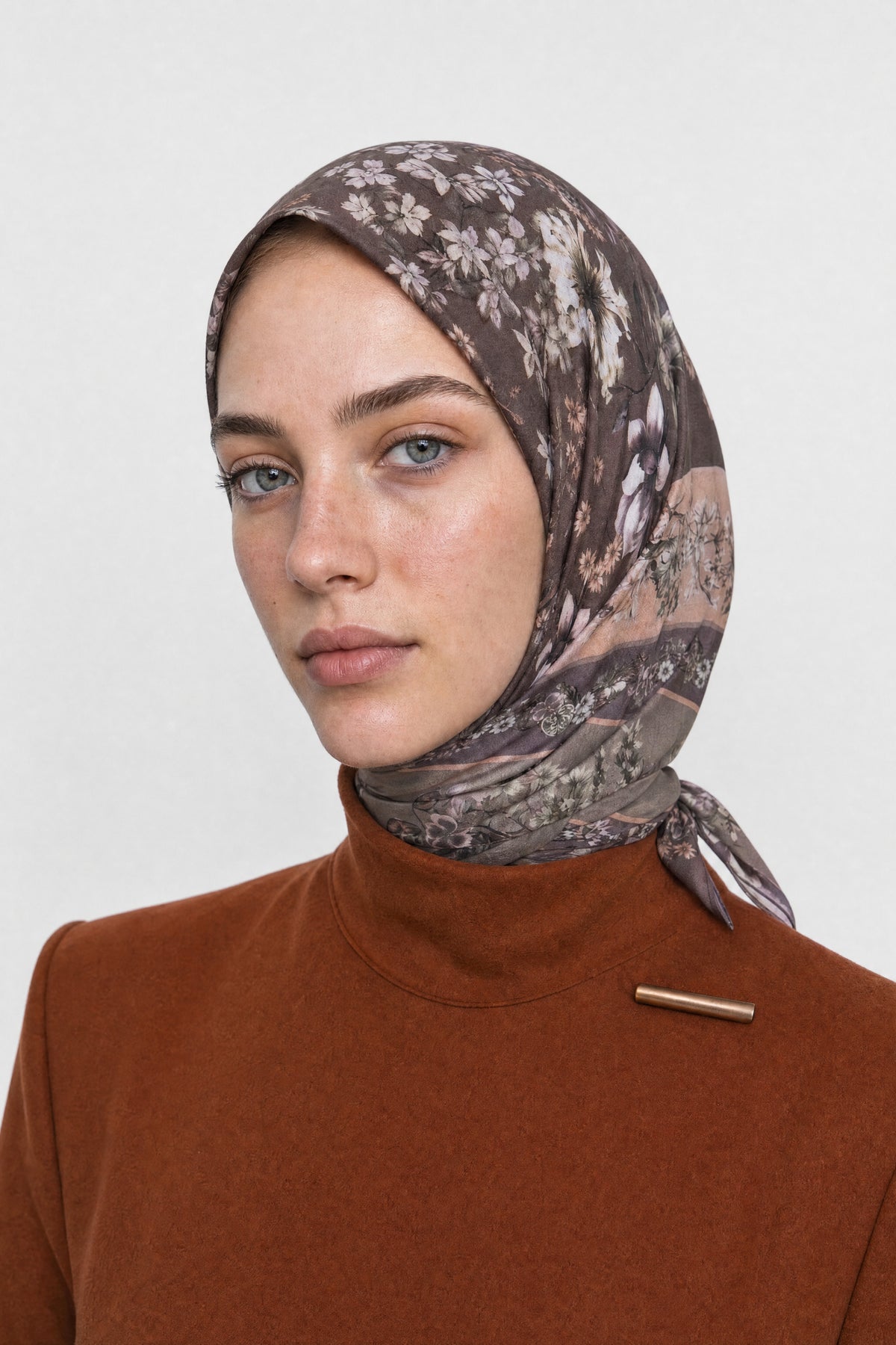 Orlienne Desen Organik Eşarp - Lavanta