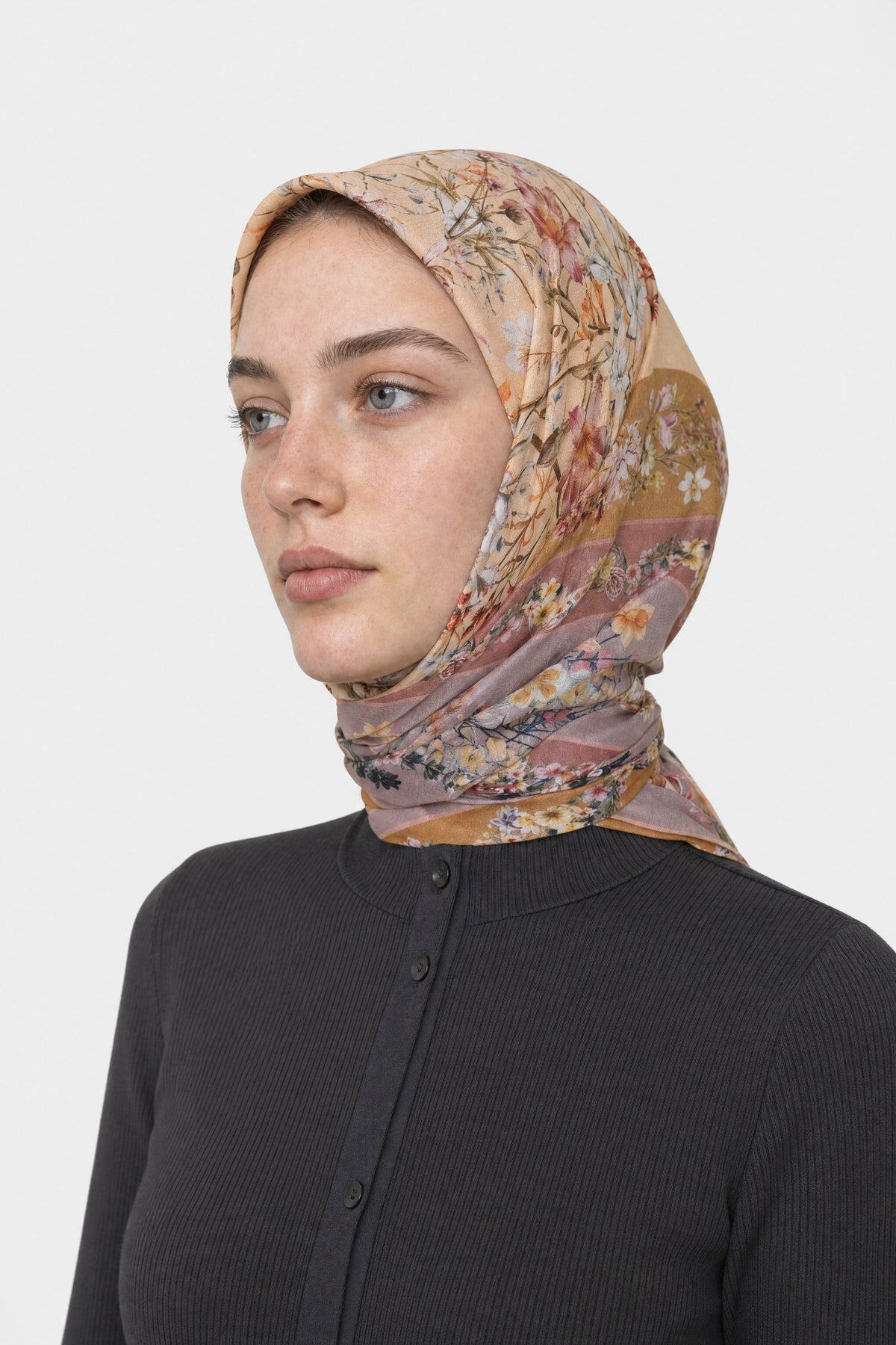 Orlienne Desen Organik Eşarp - Somon