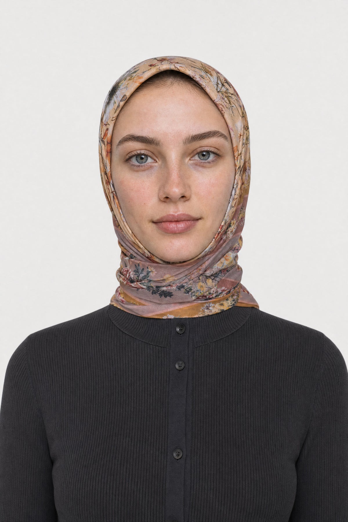 Orlienne Desen Organik Eşarp - Somon