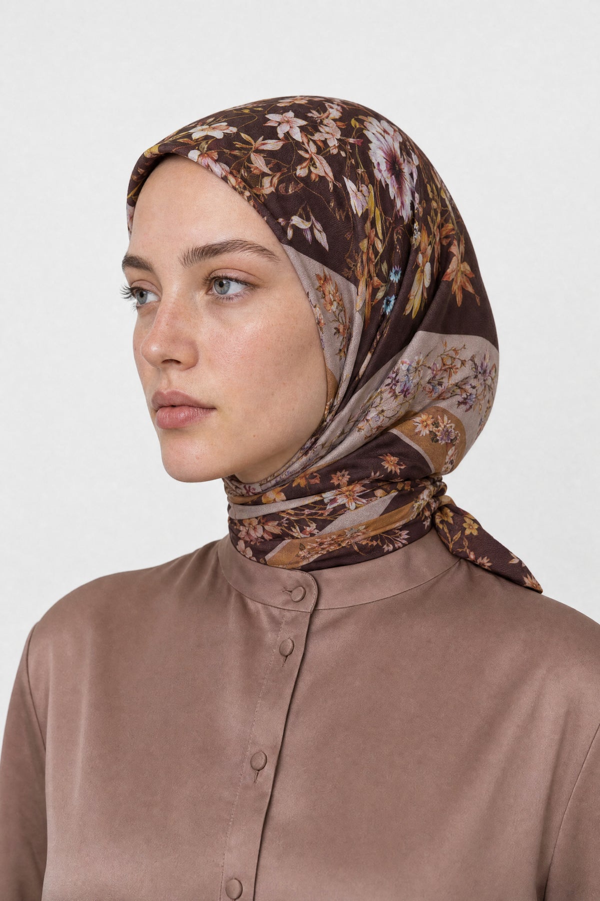 Orlienne Desen Organik Eşarp - Mor