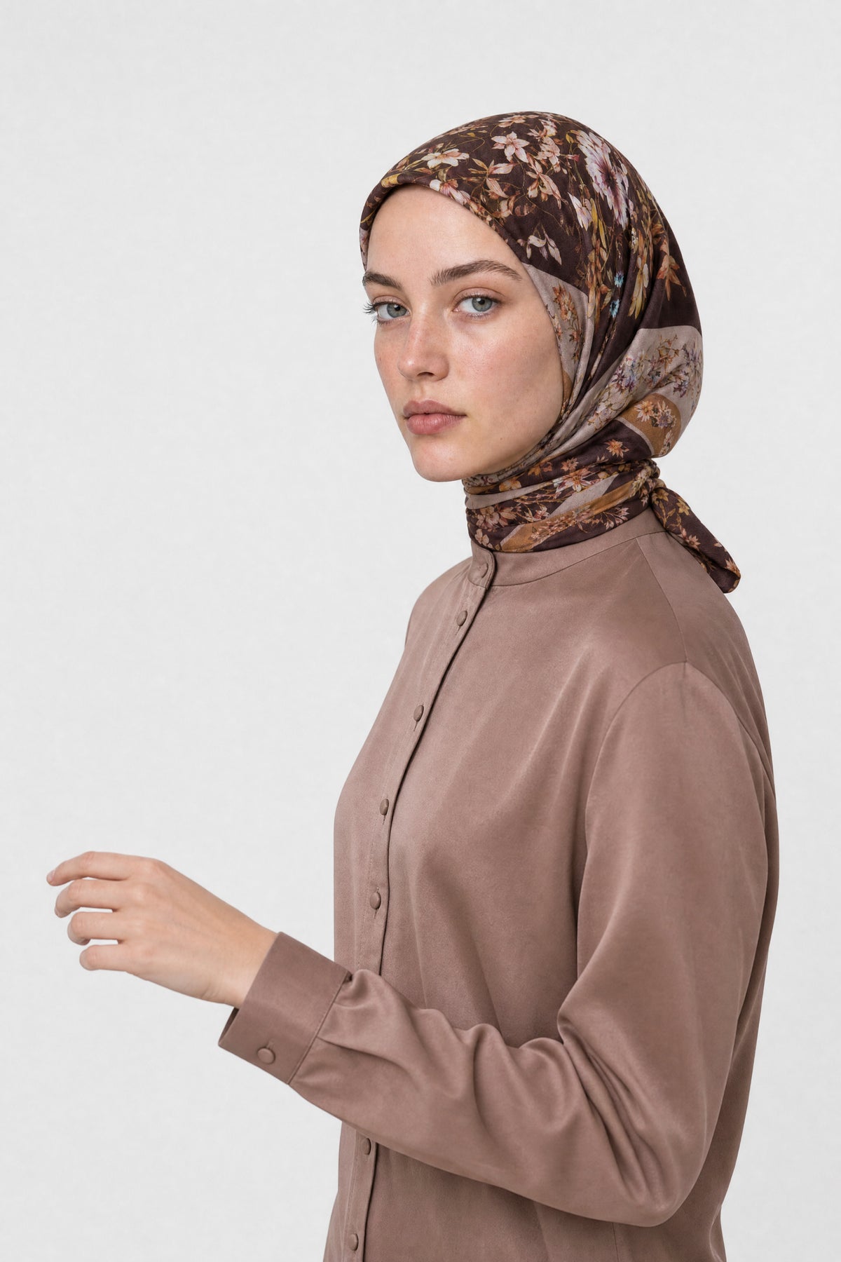 Orlienne Desen Organik Eşarp - Mor