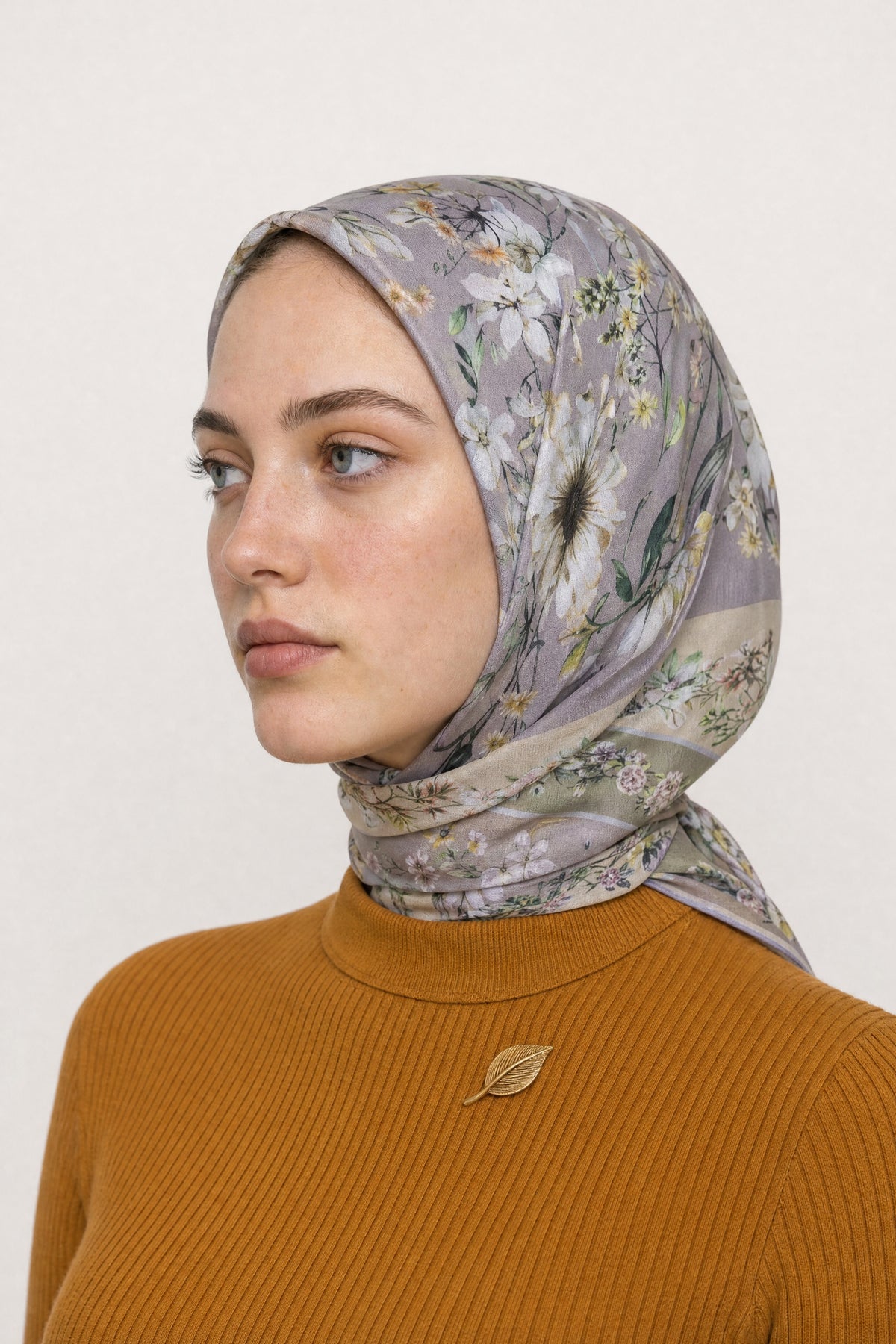 Orlienne Desen Organik Eşarp - Çağla