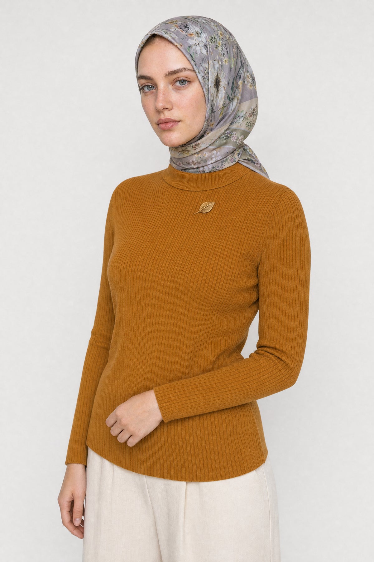 Orlienne Desen Organik Eşarp - Çağla
