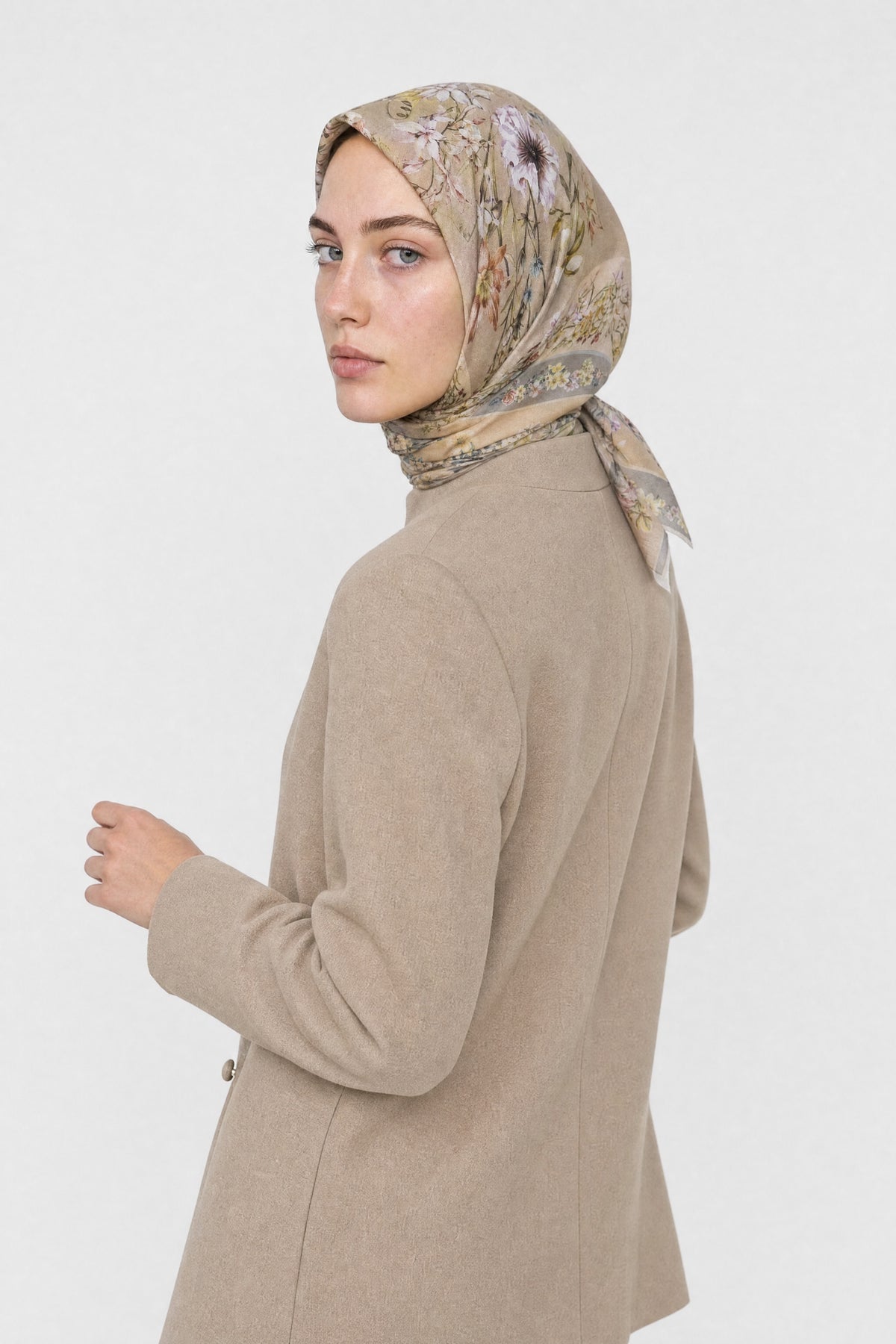 Orlienne Desen Organik Eşarp - Soft Yeşil