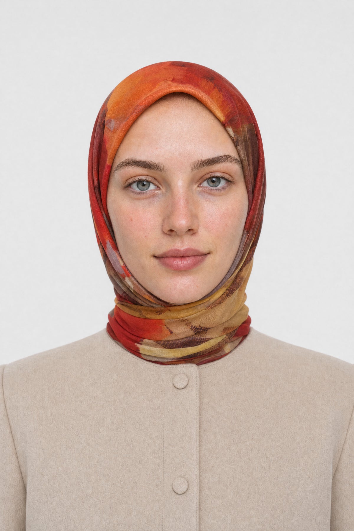 Ruby Desen Aria Eşarp - Bordo